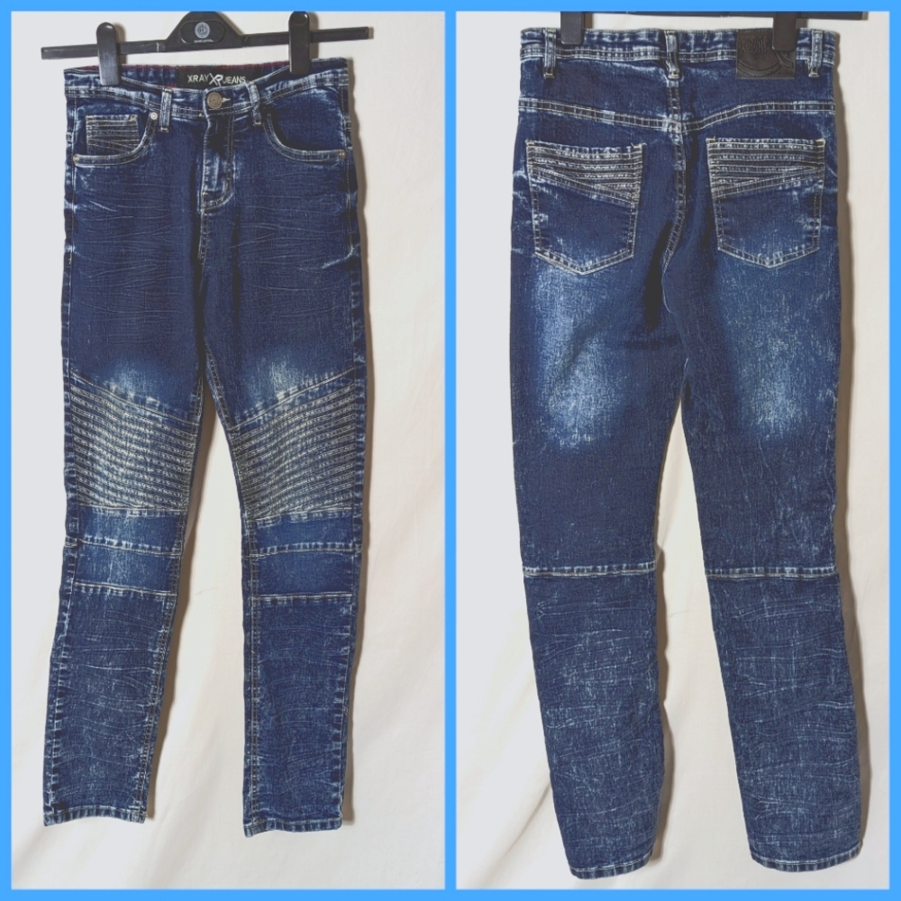 X Ray moto biker boys jeans sz 14